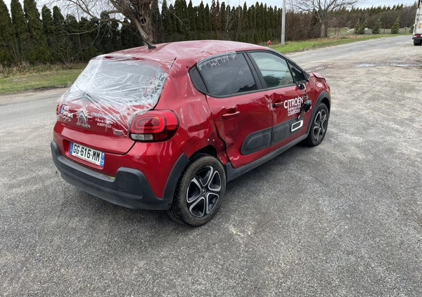 Citroen C3 cena 27500 przebieg: 4700, rok produkcji 2022 z Krotoszyn małe 379